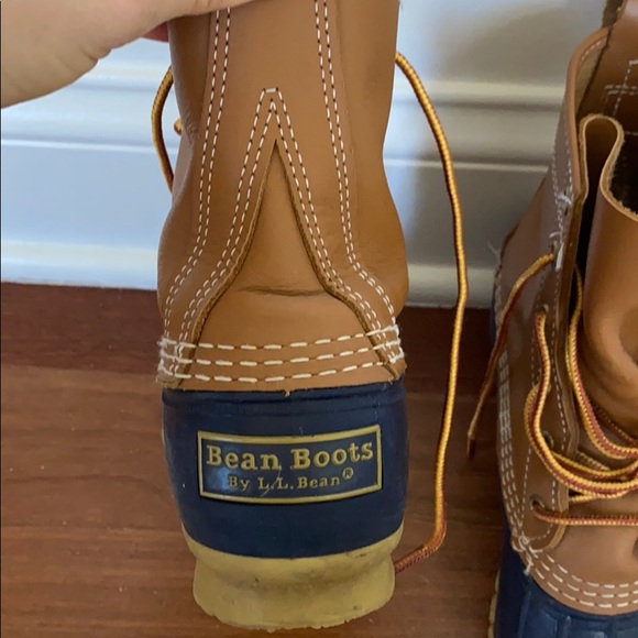 Bean boots (navy) by LL Bean - Picture 3 of 4